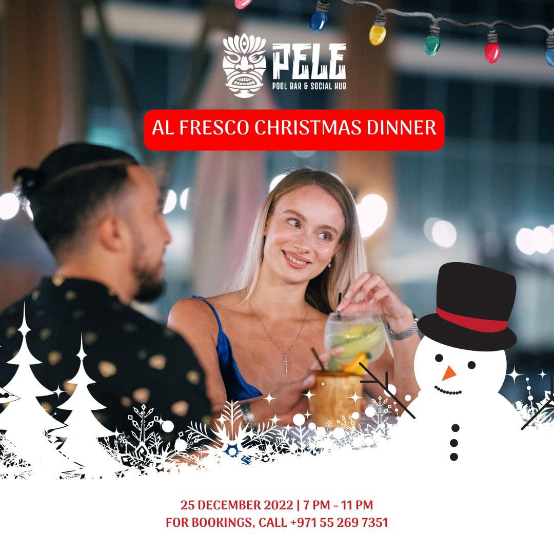 Avani Ibn Battuta Dubai Hotel - Enjoy a nice Christmas dinner al fresco for only AED 149