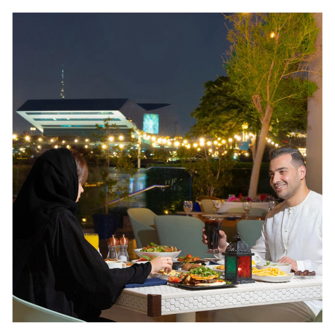 Indulge in the taste of Lebanon with an extensive selection of Iftar offerings in a warm Mediterrane