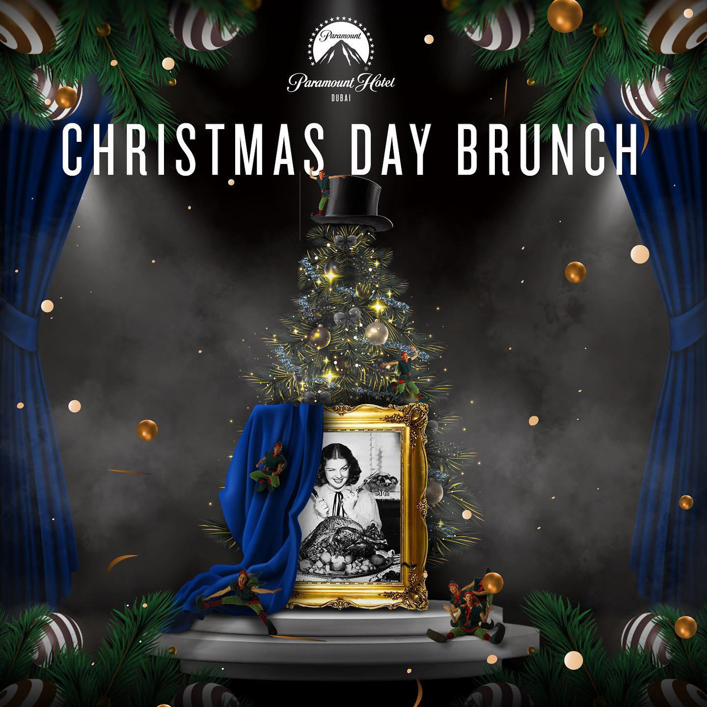 Paramount Hotel Dubai - Join us for the only Paramount Christmas Production Day Brunch and Show at T